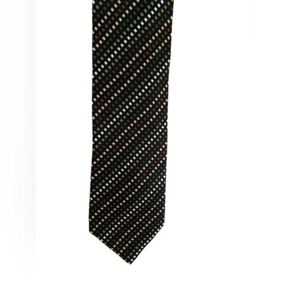Alexander Julian colours men’s midcentury modern silk tie - Picture 1 of 2